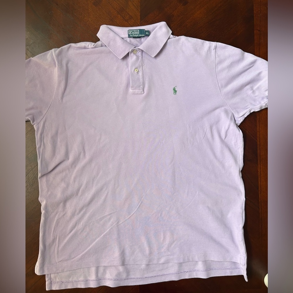 Ralph Lauren Men's Lavender Polo Shirt